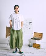 オーガニック80ブロード　スカート